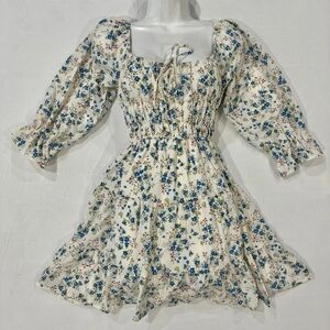 Altar’d State White Floral Milkmaid Dress 🌼